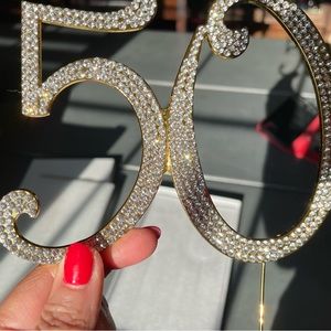 50th birthday cake topper